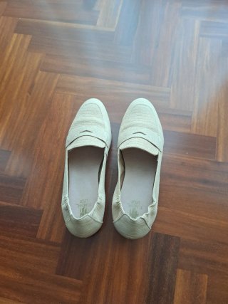Mocasines camel mujer