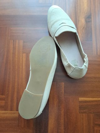 Mocasines camel mujer