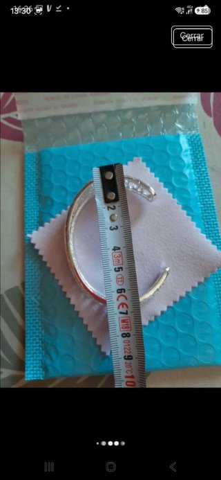 Pulsera plata 925 con diseño calado