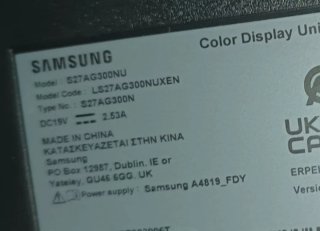 Monitor Samsung 27"