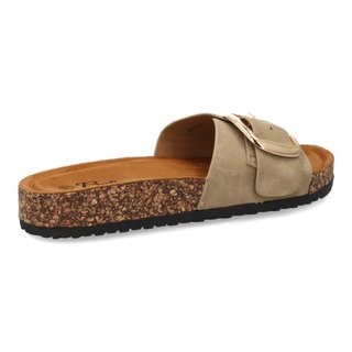 Sandalias Beige con Hebilla XL