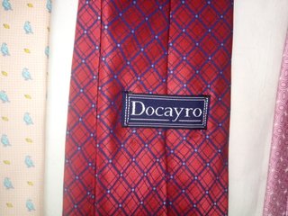 Lote de 4 corbatas tonos rojos