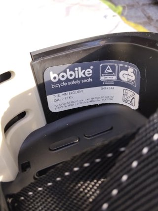 Portabebés bici delantero Bobike