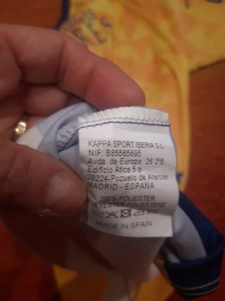 Camiseta Balonmano Villa Aranda Kappa XXL