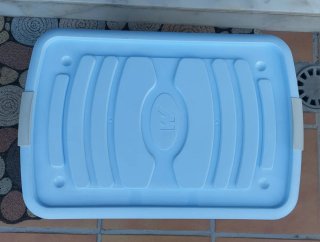 Caja de almacenamiento de plástico