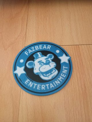 Placa 3D Fazbear Entertainment FNAF
