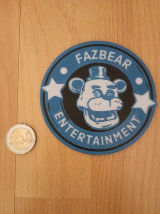 Placa 3D Fazbear Entertainment FNAF