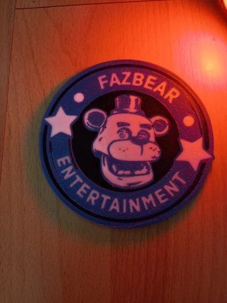 Placa 3D Fazbear Entertainment FNAF