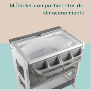 Bebeconfort DOLPHY Bañera Cambiador 2en1  Ruedas