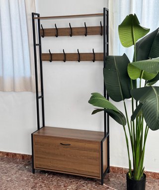LIQUIDAMOS! Mueble auxiliar con perchero+zapatero