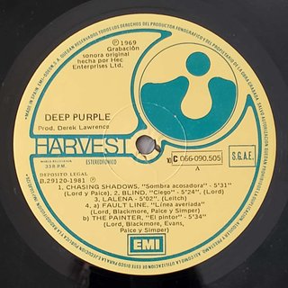 Deep Purple - Deep Purple LP Gatefold