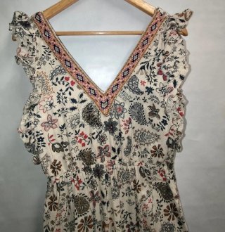 Vestido largo estampado mujer verano