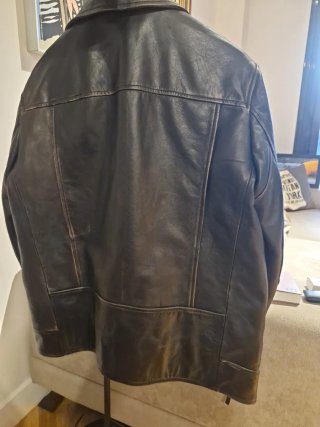 Cazadora Cuero Zara Talla M