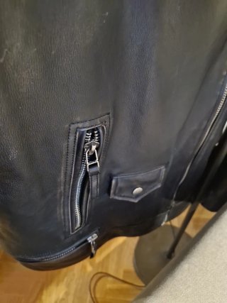 Cazadora Cuero Zara Talla M
