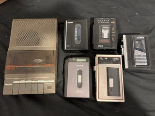 Lote Reproductores Cassette Philips, Sony, Aiwa, S
