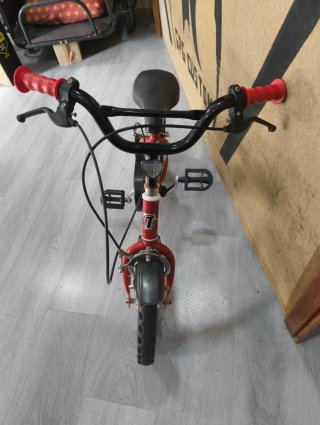 Bicicleta infantil 12 pulgadas roja