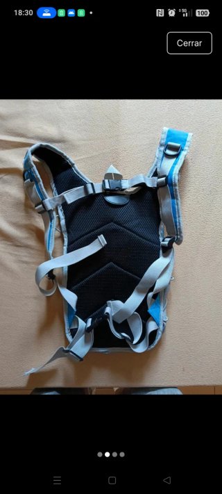 Mochila senderismo/trekking azul y gris