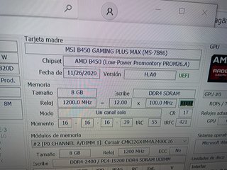 MSI B450 +procesador+ram