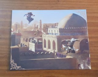 ASSASSINS CREED MIRAGE POSTALES Y MAPA DE BAGDAD