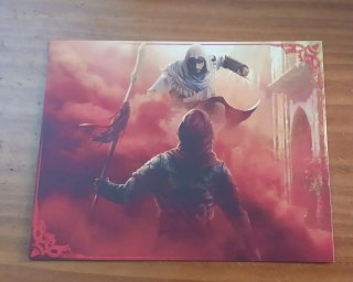 ASSASSINS CREED MIRAGE POSTALES Y MAPA DE BAGDAD
