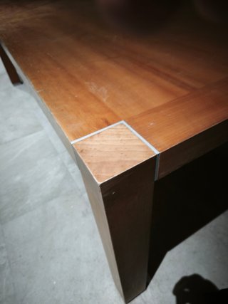 Mesa comedor madera maciza grande