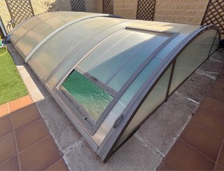 Cubierta Piscina Abrisud 6x4m