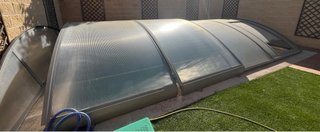 Cubierta Piscina Abrisud 6x4m