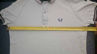 Polo Fred Perry Azul Claro Talla M (t. 44)