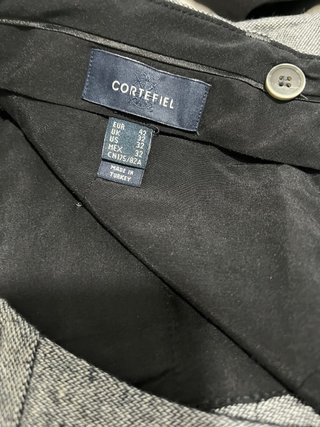 Pantalón vestir Cortefiel gris hombre