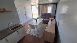 Alquiler por semana Parcela con casa modular