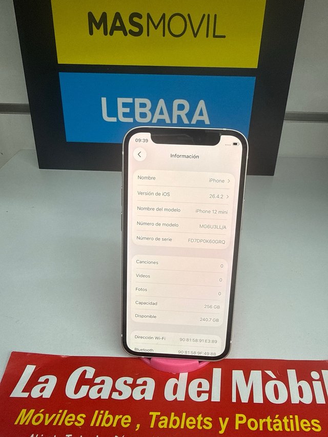 iPhone 12 mini 256GB Blanco