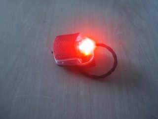 Luz trasera bicicleta roja