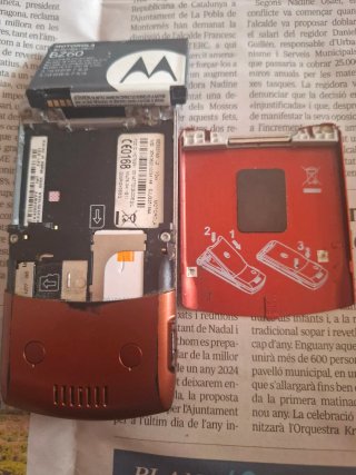 Teléfono Móvil Motorola V3x Plata/Marrón