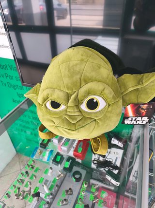 Mochila Peluche Yoda Star Wars 24x26cm