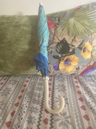 Paraguas infantil con estampado de conejos