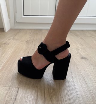 Sandalias tacón plataforma Jeffrey Campbell negras