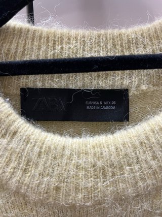 Jersey Zara Verde Caqui Talla S