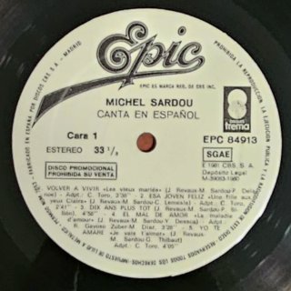 Vinilo Michel Sardou Canta en Español