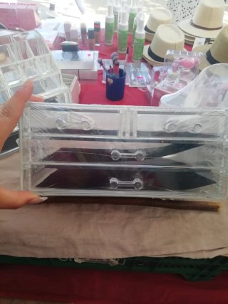 Organizador de acrílico transparente