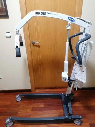 Grúa de elevación personas, Arnés, silla de ruedas