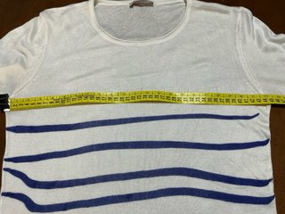 Jersey Jean Paul Gaultier Rayas Azul Blanco