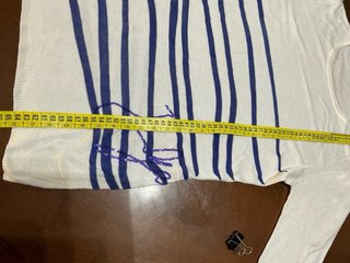 Jersey Jean Paul Gaultier Rayas Azul Blanco