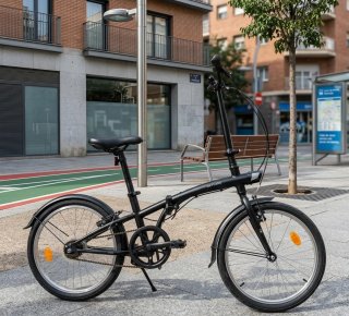 Bicicleta plegable Oxilane 20 pulg. 6 velocidades