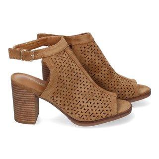 Sandalias Tacón Beige Talla 37