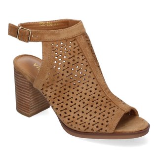 Sandalias Tacón Beige Talla 37