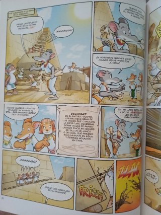 El secreto de la esfinge Cómic Geronimo Stilton 3