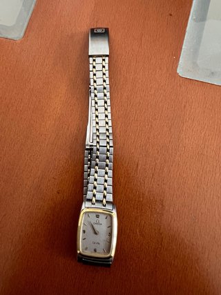 Reloj Omega De Ville Cuarzo Oro/Plata