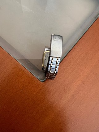 Reloj Omega De Ville Cuarzo Oro/Plata