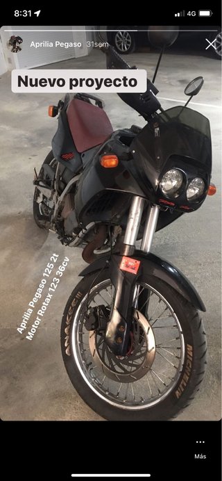 Aprilia Pegaso 125 2t Proyecto