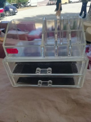 Organizador de maquillaje acrílico